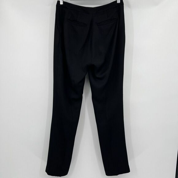 REISS Isla Slim Fit Tailored Trousers Dress Pants Mid Rise Black Women’s Size 8 - Picture 5 of 10